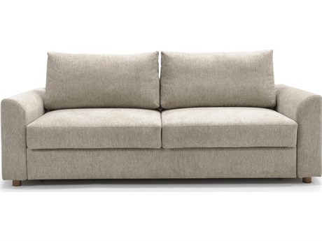 Innovation Neah Sofa Bed with Curved Arm Rests King in Halifax Antique