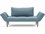 Innovation Zeal Mixed Dance Light Blue Sofa Bed with Dark Lacquered Oak Legs  IV957400215252103