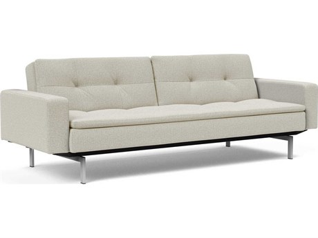 Innovation Dublexo Mixed Dance Natural Stainless Steel Beige Upholstered Sofa Bed