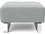 Innovation Deluxe Excess Melange Light Grey Ottoman with Chrome Legs  IV957482515380
