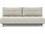 Innovation Supermax Del 79" Mixed Dance Natural Chrome White Fabric Upholstered Sofa Bed  IV9574826052702