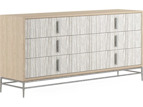 Jonathan Charles Water 6-Drawers Gray Oak Wood Double Dresser