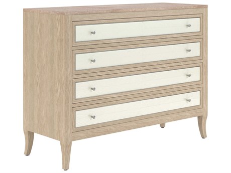 Jonathan Charles Water 4-Drawers Brown Oak Wood Dresser