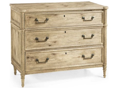 Jonathan Charles Timeless 3-Drawers Brown Chestnut Wood Dresser
