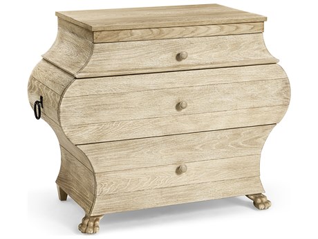 Jonathan Charles William Yeoward 3-Drawers Oak Wood Dresser