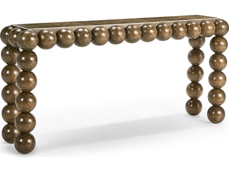 Jonathan Charles Jc Modern Rectangular Wood Brown Mahogany Console Table