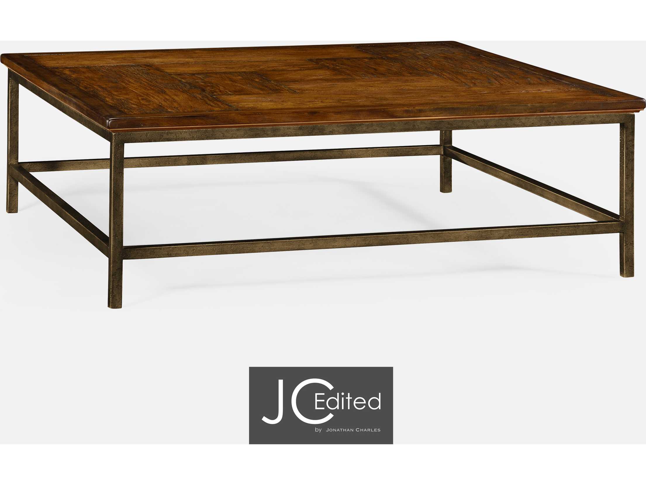 Jonathan Charles Jc Edited Casually Country Walnut Country Farmhouse Coffee Table Jc Cfw