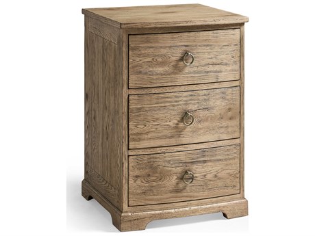 Jonathan Charles Echo Canyon 3-Drawers Brown Oak Wood Nightstand