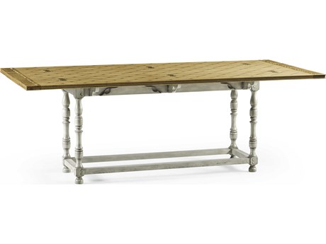 Jonathan Charles Reimagined Rectangular Wood Natural Oak Dining Table