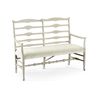 Jonathan Charles Jc Casual Fabric Whitewash Driftwood Coffee Table