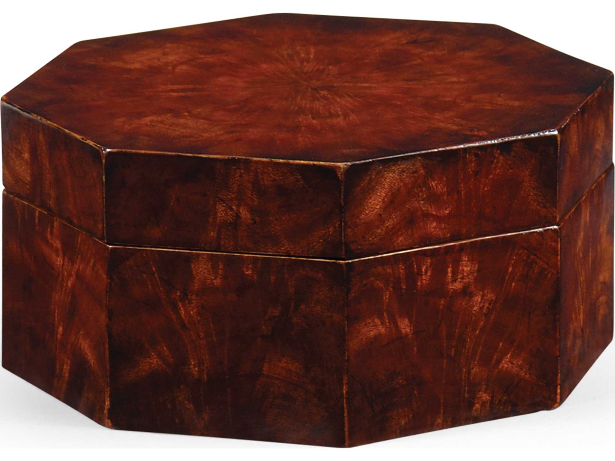 Jonathan Charles Buckingham Medium Antique Mahogany Jewelry Box JC493024