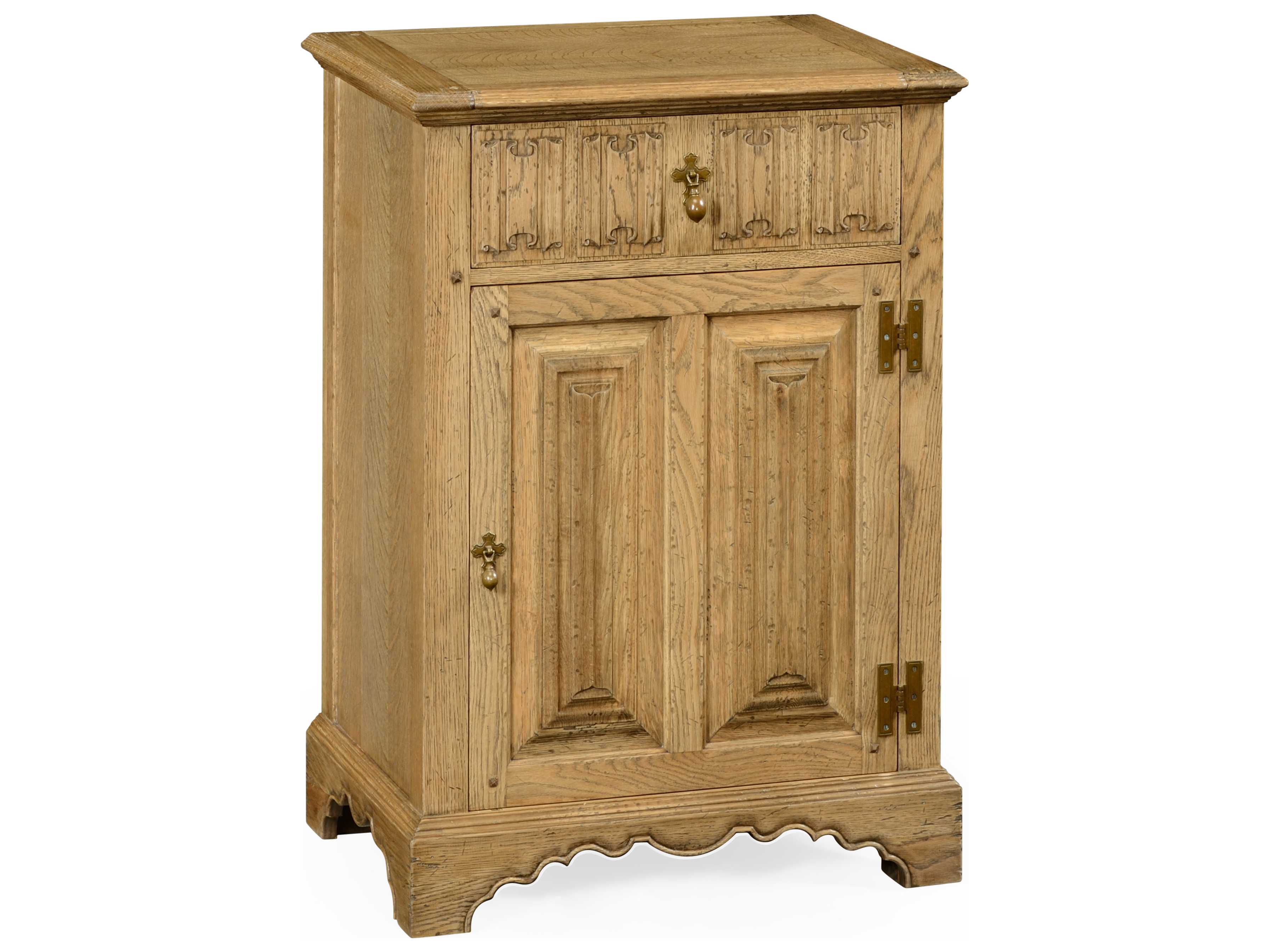 Jonathan Charles Natural Oak Light Natural Oak Console JC493207L