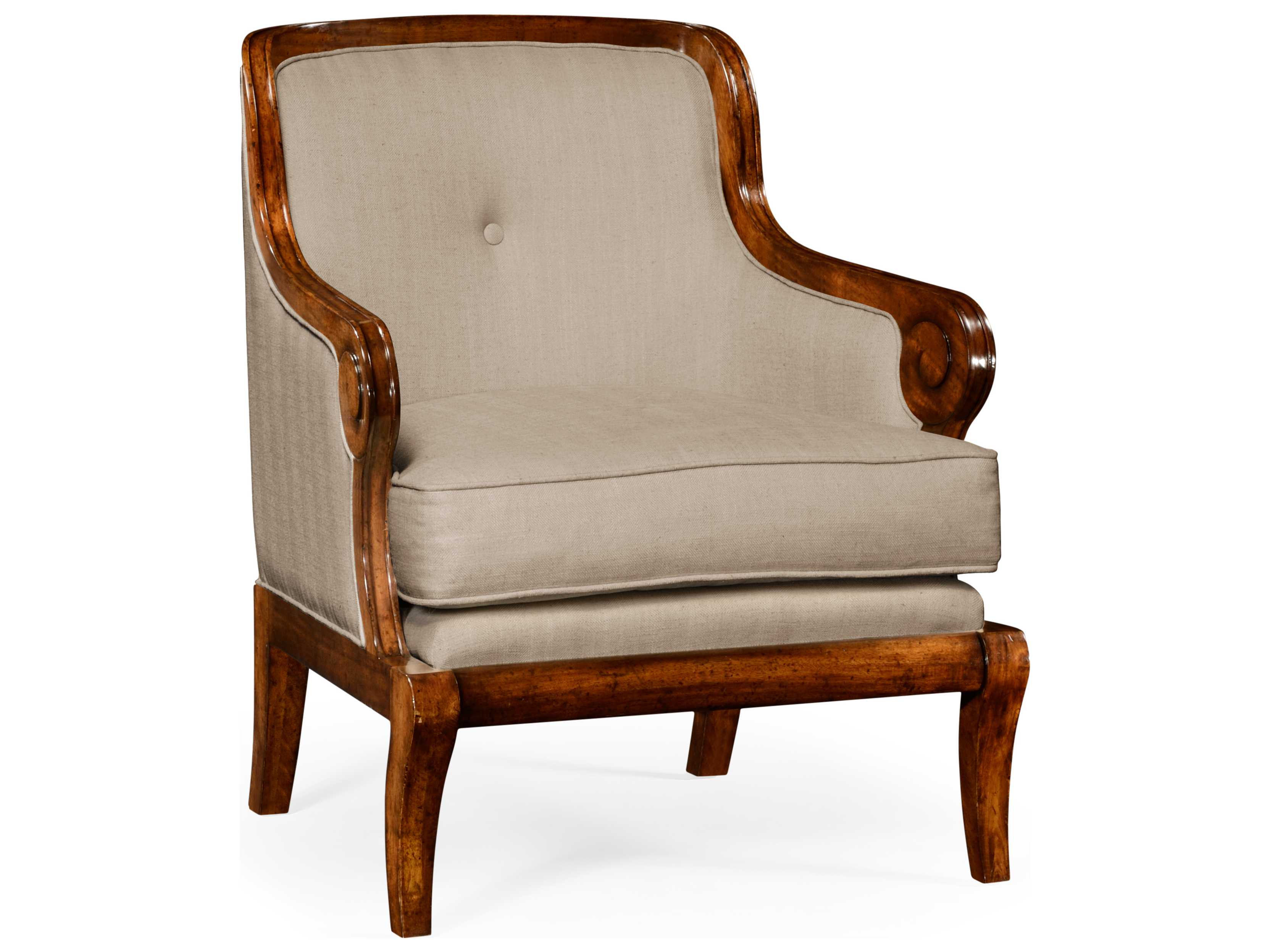 Jonathan Charles Knightsbridge Medium Walnut Accent Chair JC495180WAL