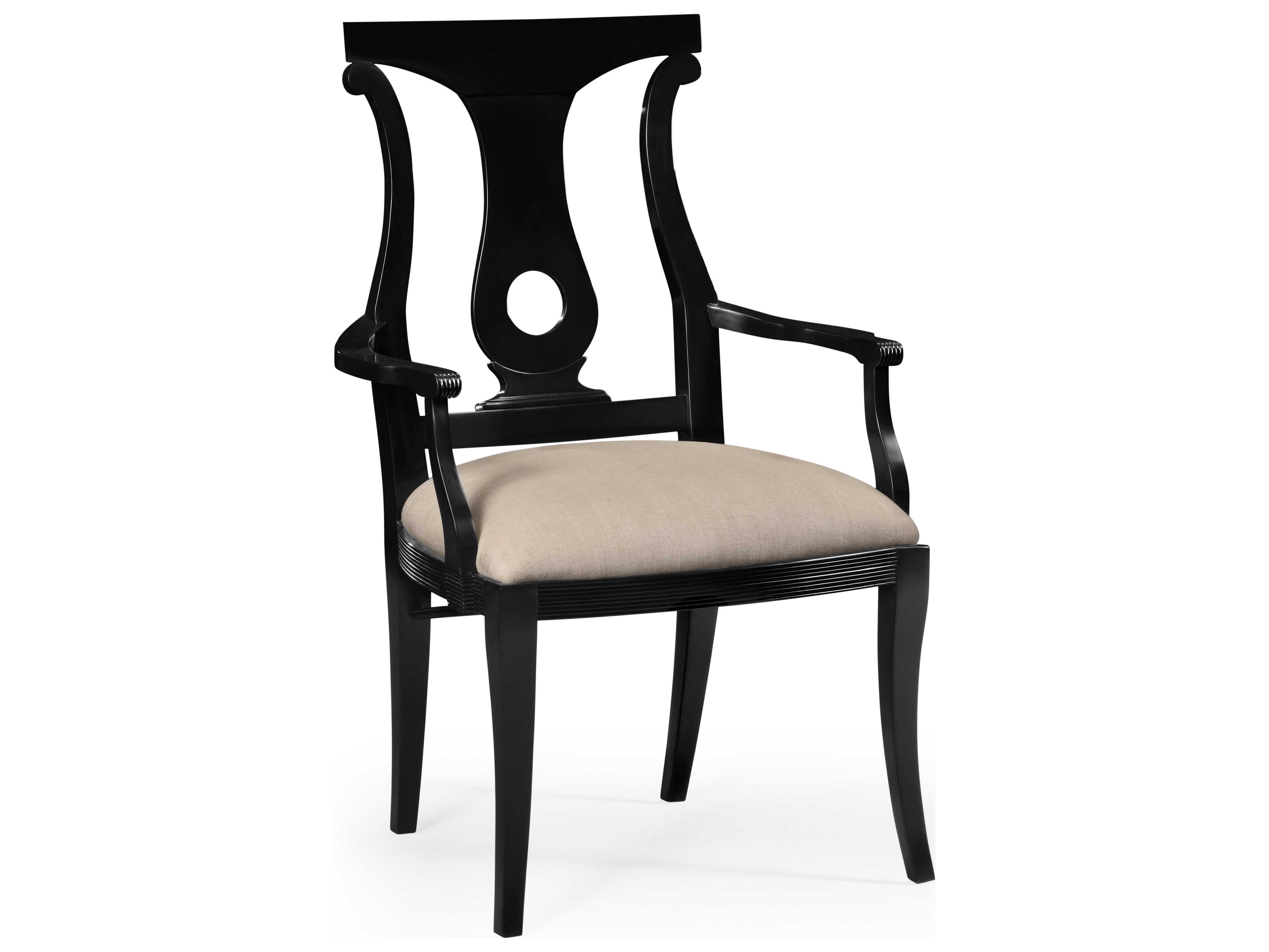 Jonathan Charles Knightsbridge collection Painted Formal Black Dining