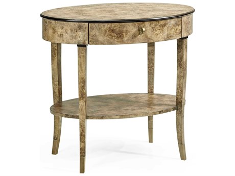 Jonathan Charles Hamilton 1-Drawer Burlwood Nightstand