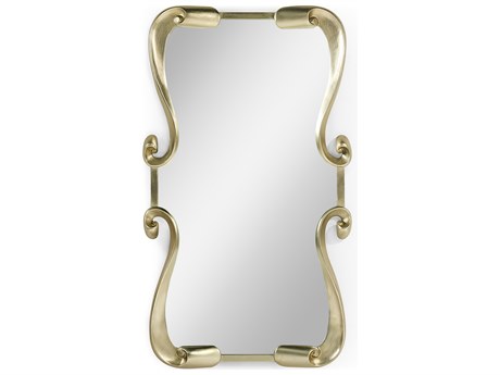 Jonathan Charles Barcelona Champagne Gilded Wall Mirror Rectangular