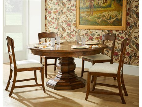 Jonathan Charles Jc Casual Acacia Wood Dining Room Set