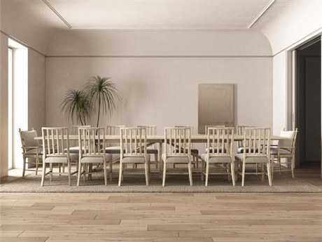 Jonathan Charles Timeless Walnut Wood Dining Room Set