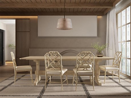 Jonathan Charles Timeless Walnut Wood Dining Room Set