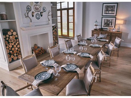 Jonathan Charles Timeless Oak Wood Dining Room Set
