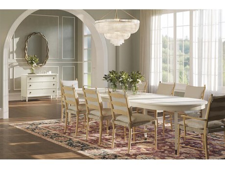 Jonathan Charles Timeless Acacia Wood Dining Room Set