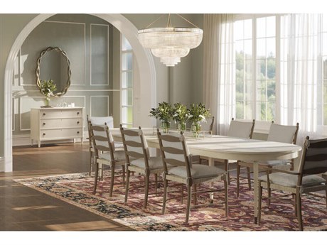 Jonathan Charles Timeless Acacia Wood Dining Room Set