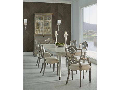 Jonathan Charles Timeless Acacia Wood Dining Room Set