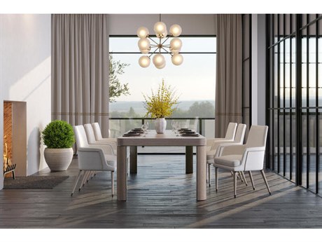 Jonathan Charles Water Oak Wood Dining Room Set
