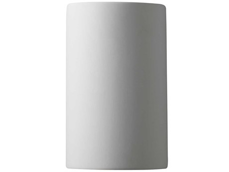 Justice Design Group Ambiance 1-Light White Wall Sconce