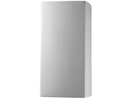 Justice Design Group Ambiance 2-Light White Wall Sconce