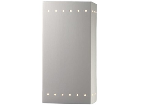 Justice Design Group Ambiance 2-Light White Wall Sconce