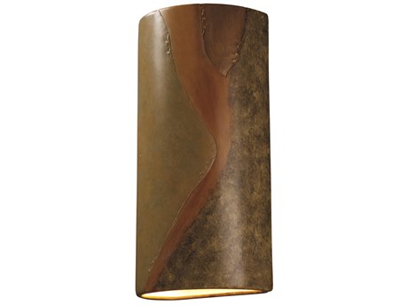 Justice Design Group Ambiance 2-Light Brass Wall Sconce