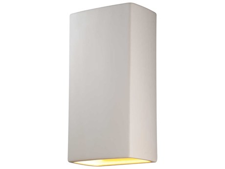 Justice Design Group Ambiance 2 - Light Outdoor Wall Light (Open Top & Bottom)