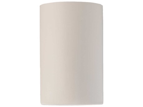 Justice Design Group Ambiance 1-Light White Wall Sconce