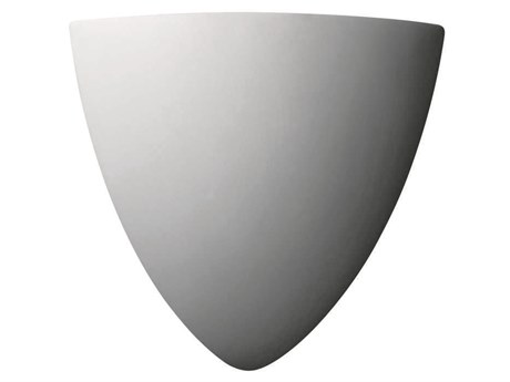 Justice Design Group Ambiance 1-Light White Wall Sconce