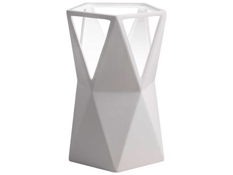 Justice Design Group Portable Totem White Table Lamp