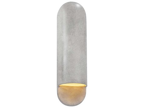 Justice Design Group Ambiance 1-Light Gray Wall Sconce