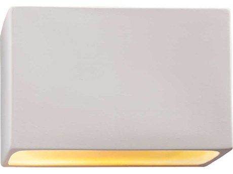 Justice Design Group Ambiance 2-Light White Wall Sconce