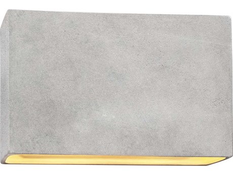 Justice Design Group Ambiance 2-Light Gray Wall Sconce