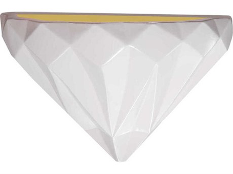 Justice Design Group Ambiance 1-Light White Wall Sconce
