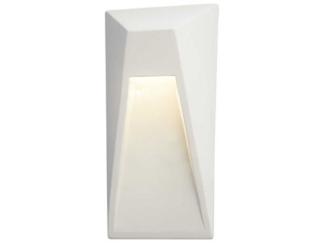 Justice Design Group Ambiance White LED Wall Sconce