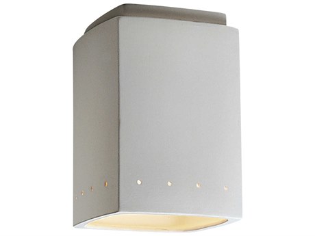 Justice Design Group Radiance 1-Light Chrome Flush Mount