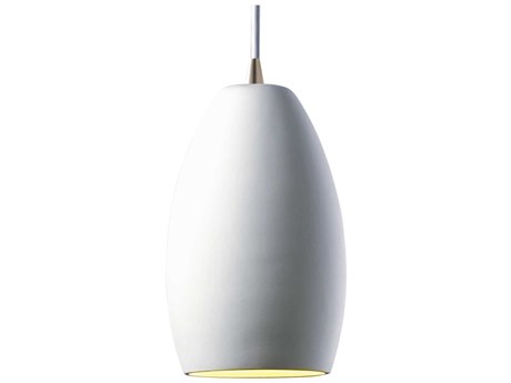 Justice Design Group Radiance 1-Light Chrome Round Mini Pendant