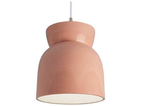 Justice Design Group Radiance 1-Light Red Mini Pendant
