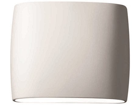 Justice Design Group Ambiance 2-Light White Wall Sconce