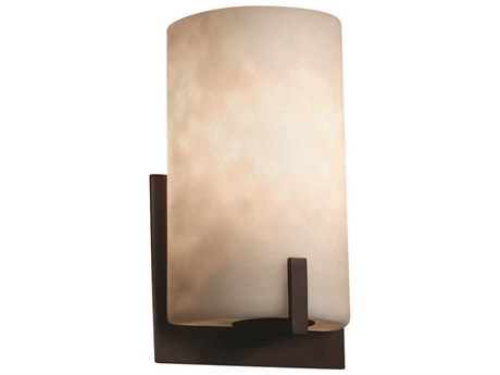 Justice Design Group Clouds 1-Light Off White Wall Sconce