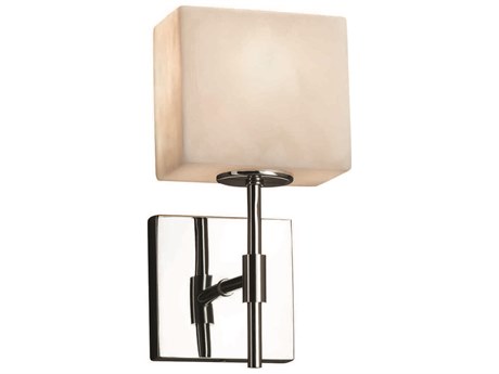 Justice Design Group Clouds 1-Light Chrome Wall Sconce