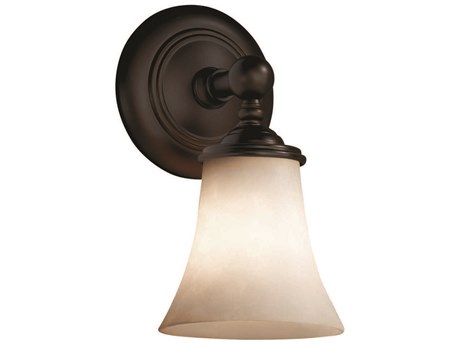 Justice Design Group Clouds 1-Light Black Wall Sconce
