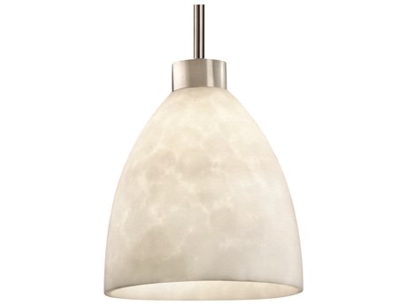 Justice Design Group Clouds 1-Light Bell Mini Pendant