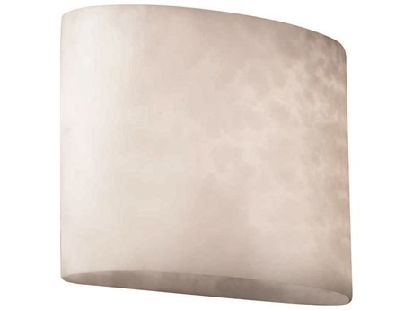 Justice Design Group Clouds 2-Light White Wall Sconce